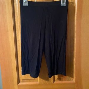 NEW WITH TAGS black biker shorts